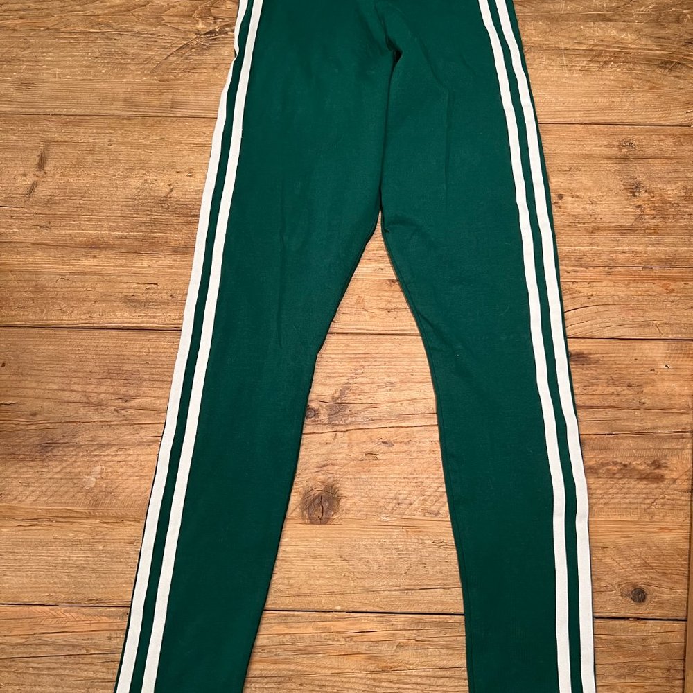 Adidas Tight Fit Mid-Rise Green Leggings